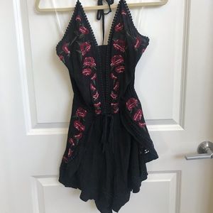 Halter top romper
